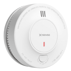 X-Sense Verbesserter Rauchmelder 10 Jahre Batterie, Feuermelder mit fotoelektrischem Sensor, EN14604 geprüfte Brandmelder, SD2J0AX, 1er Set SD2J0AX_1 Stück Single