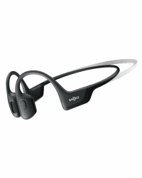 SHOKZ OpenRun Pro Mini Knochenschall Kopfhörer, Open-Ear Sport Bluetooth Kopfhörer mit Noise-Cancelling Mikrofon, IP55 wasserdichte kabellose Ohrhörer zum Laufen, 10 Std Spielzeit, mit Sport-Stirnband Mini-Größe Swift Black