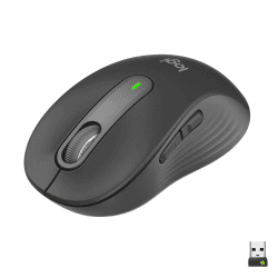 Logitech Signature M650 Kabellose Maus - für kleine bis mittelgroße Hände, 2-Jahres-Batterie, Leise Klicks, Anpassbare Seitentasten, Bluetooth, Kompatibilität mit mehreren Geräten - Graphit Graphite Kleine-Mittlere Hände Rechtshänder