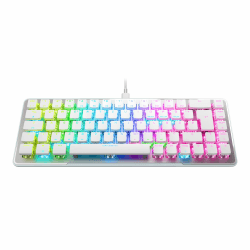 Turtle Beach Vulcan II Mini – 65% optisch-mechanische Gaming-Tastatur mit anpassbarer RGB-Beleuchtung, Tastenduplikator-Technologie, Aluminiumplatte, Weiß