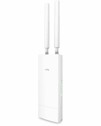 Cudy Unlocked Outdoor 4G LTE Cat 4 Modemrouter mit SIM-Kartensteckplatz, N300 WLAN, IP65, abnehmbare Mobilfunkantennen, passiver PoE-Adapter enthalten, Mast- oder Wandmontage, VPN, LT400 Outdoor