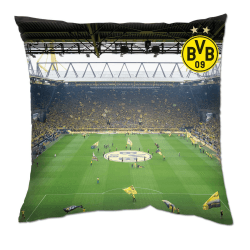 Borussia Dortmund, BVB-Kissen Südtribüne, Mehrfarbig, 40x40cm, 1 Stück (1er Pack)