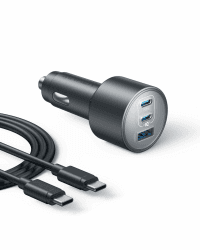 Anker 167,5W max. Zigarettenanzünder USB C, 3 Port kompaktes Typ-C Auto Ladegerät, Kfz-Ladegerät für MacBook Pro/Air, iPhone 16/15 / 14/13 Serie, Samsung S24 / S23, iPad Pro, AirPods und weitere
