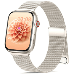 Jiamus Armband Kompatibel mit Apple Watch Armband 44mm 45mm 46mm 49mm 42mmm(Series3/2/1).Magnetisch Metall Edelstahl Ersatzarmband Damen Herren für iWatch SE Ultra Series10 9 8 7 6 5 4 3 2 1 Polarstern 44mm/45mm/46mm/49mm/42mm(Series 3 2 1)