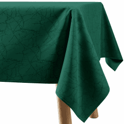 Filumi Tischdecke 120x240 cm Dunkel grün Abwaschbar Für Indoor Outdoor Marmormuster Manil 120x240 cm Flaschengrün Manil
