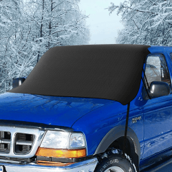 ZOLGINAH Frontscheibenabdeckung Winter, 600D Oxford-Stoff Windschutzscheibenabdeckung 220x140cm für die Meisten Autos/SUVs, Frostschutz Auto Frontscheibe Schutz vor Schnee, Frost, UV-Strahlung, Staub