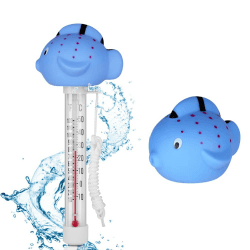OFFCUP Schwimmende Pool Thermometer, Wasser Temperatur Thermometer, Schwimmende Wasserthermometer, Floating Pool Thermometer Cute Für Swimmingpool, Tubs, Fischteiche & Baby-pool（Blauer Kugelfisch)