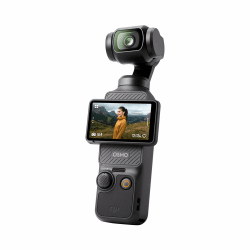 DJI Osmo Pocket 3, Vlogging-Kamera mit 1-Zoll-CMOS und 4K/120 fps Video, 3-Achsen-Stabilisierung, schnelles Scharfstellen, Gesichts/Objektverfolgung, kleine Videokamera für Fotografie DJI Osmo Pocket 3 Standard