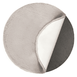 Antirutschmatte für Teppich, Antirutsch Teppichunterlage 110 cm Rund, Rug Gripper, Auto Rutschmatte, wasserdichte Anti Rutsch Matte für Regal, Schublade, Auto, Palette, Teppich