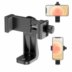 Lammcou Stativhandyhalterung Handy Stativ Adapter Zubehör für Stativ Selfie Stick Einbeinstativ, vertikale und horizontale Handy-Halter Tripod Smartphone Clip Mount Handyhalterung *1