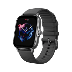 Amazfit GTS 3 42mm Smartwatch Fitness, Kontrolle des Menstruationszyklus, Herzfrequenz, SpO2 und Stresslevel, intelligente Uhr mit mehr als 150 GPS-Sportmodi, 5 ATM wasserdicht, integrierte Alexa Black