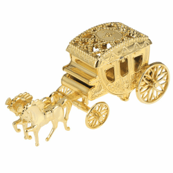 Garneck Boxen Gastgeschenke Für Die Brautparty Geschenktüten Für Die Hochzeit Zur Goldenen Hochzeit Esstischdekoration Geschenkbox Für Die Hochzeitskutsche Container Haushalt 1PCS Golden