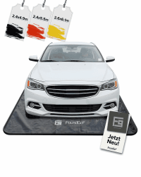 FoundGo Garagenbodenmatten [2.4x4.9m] Antirutschmatte Auto wasserdichte Hochleistungsmatten für Autos zum Schutz vor Regen, Schnee und Schlamm