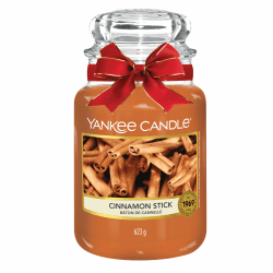 Yankee Candle Duftkerze im Glas (groß) – Cinnamon Stick – Kerze mit langer Brenndauer bis zu 150 Stunden