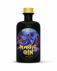 Sepia Ink - Magic Gin - 0,5 Ltr. - 40% vol. - Farbwechsel Gin mit dunklen Früchten - Vegan