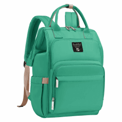 Pomelo Best Baby Wickelrucksack macaron Wickeltasche Rucksack mit wasserdicht Wickelunterlage Große Kapazität Reiserucksack für Unterwegs Smaragd