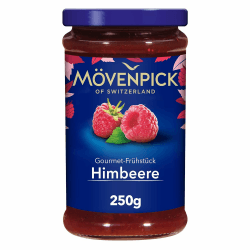 Mövenpick Gourmet-Frühstück Himbeere, Fruchtaufstrich, 250 g
