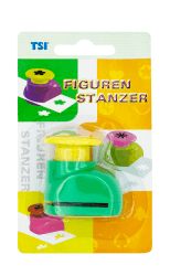 TSI Motivstanzer Schwan, Größe: (HxBxT) 4 x 3 x 4,5 cm, Stanzdurchmesser ca. 18 mm, ideal für Papier und Bastelkarton, Art. Nr. 49658-U-9