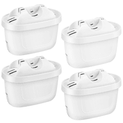 isinlive 4 Pack Wasserfilter Kartuschen Kompatibel mit Brita Maxtra+ Krug, Brita Style, Mavea Elemaris XL Wassertank