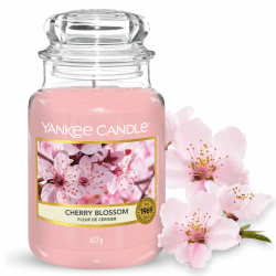 Yankee Candle Duftkerze im Glas (groß) | Cherry Blossom | Brenndauer bis zu 150 Stunden