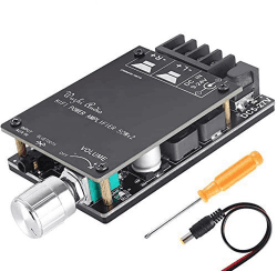 ZHITING 2x50W Bluetooth 5.0 HIFI Verstärker Board TPA3116D2,Digital Stereo Audio Amp Board Dual Channel DC 5V-27V con Filtro de Alta fidelidad