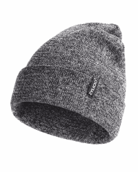 Zylioo XS/S/M/XL/XXL/3XL Strickmütze Für Großen Kopf, Wintermütze Beanie Mütze Mit Schirm, Übergroße Winter Warme Knit Cuffed Watch Cap XXL-3XL (Beanie+Loose)Gemischtes Grau