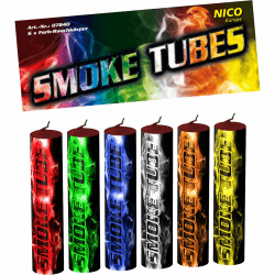 nico 6X Smoke Tube Rauchfackeln Rauchbomben Rauchgenerator Raucherzeuger Rauchtopf mixed