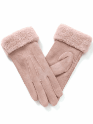 vislivin Handschuhe Damen Winter Warm Handschuhe Touchscreen Handschuh mit Gefütterte Rosa M