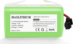 14.4V 2600mAh Ersatzakku für Eufy RoboVac G10 G20 G30 G35 G40 Hybrid, für RoboVac 11 11S 11S MAX 12 15C 15C Max 25C Max 30 30C 30 Max 35C, für Ecovacs Deebot N79 N79S DN622, für Tesvor X500 Akku