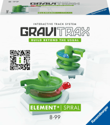 Ravensburger GraviTrax Element Spirale 22424 - Erweiterung für deine Kugelbahn - Murmelbahn und Konstruktionsspielzeug ab 8 Jahre Erweiterung Spirale - neues Verpackungsdesign