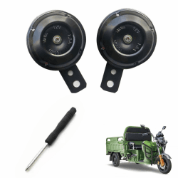 Hupe Motorrad 12V,Signalhorn Hupe 12V Laut,Motorrad Hupe,Motorrad-Hörner mit Schraubendreher,Universal Horn für Motorrad,Scooter,Dreirad,Pocket Bikes,105db,Wasserdicht