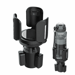 Getränkehalter-Expander fürs Auto, Allzweck-Getränkehalter-Expander-Adapter mit Verstellbarer Expander-Basis, passend für große Flaschen und Becher von 2,95 bis 5,5 Zoll 2.95"-5.5"