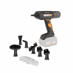 WORX 18V(20V MAX) kabelloser Handdampfreiniger WX770.9, Dampfreiniger für 220°F, tötet Keime, 8-Sekunden-Vorheizung, leichter und tragbarer Dampfreiniger für Zuhause und Auto, ohne Akku & Ladegerät