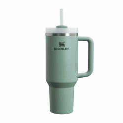Stanley Quencher H2.0 FlowState Trinkflasche mit Strohhalm 1.18L - Thermobecher Kühlt 11 Stunden - 48 Stunden Eisgekühlt Spülmaschinenfest - Thermosflasche BPA Frei - Kaffeebecher To Go Shale