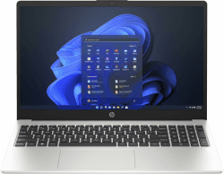HP 255 G10 Business Laptop 15,6" Entspiegeltes FHD-Display AMD Ryzen R3-7320U 8 GB DDR4 RAM 256 GB SSD AMD Radeon Grafik Windows 11 Home QWERTZ Tastatur Silber