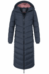 Sublevel Damen Mantel Winterjacke warme Jacke Outdoorjacke mit Kapuze sportlicher Damen Mädchen Parka S M L XL XXL L Langer Mantel Inkwell Blue