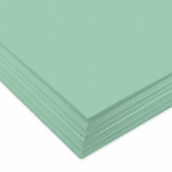 Ursus 2174657 - Tonzeichenpapier Eukalyptus in DIN A4, 130g/m², 100 Blatt durchgefärbt, aus Frischzellulose, lichtbeständig, für kreatives Basteln