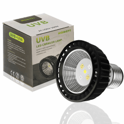QeeHeng Schildkröte Hitze Lampe Basking Lampe, Wärmelampe UVA und UVB Reptil Heizung Lampe für Schildkröte, Haustier Heizung Licht Lampe für Reptile Schildkröte und Amphibien (UVA+UVB 5.0 Lampe)