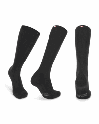 DANISH ENDURANCE Kompressionsstrümpfe, Sport Kompressionssocken, Stützstrümpfe, Thrombosestrümpfe, 21-26 mmHg, Unisex, für Herren & Damen Einfarbig Schwarz 35-38