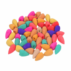 300 Pcs RäUcherkegel,RüCkfluss RäUcherkegel Set,NatüRliche RüCkfluss-RäUcherkegel,Schlafmittel,DekompressionsgeräTe, Wohn- und BüRozubehöR,füR Aromatherapie Luftreinigung,Angenehm und Beruhigend