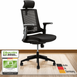 Königwerk Bodenschutzmatte Bürostuhl versch. Größen Bürostuhl Unterlage rutschfest in milchweiß - Made in Germany - 118 x 145 cm Transparent Milchig 118 x 145 cm