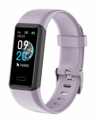 Cloudpoem Fitness Tracker,Fitnessuhr für Damen Herren mit Pulsuhr,Schrittzähler,Kalorienzähler,Schlafmonitor,SNS SMS Anruf Benachrichtigung Sportuhr IP68 Wasserdicht für iOS Android Handy Rosa