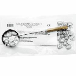 Prince August Molybdomancy Wahrsager-Party-Set, Wahrsagerei mit niedrigem Schmelzpunkt Metall im Wasser. Ungiftig. (24)