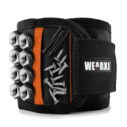 WEARXI Geschenke für Männer, Magnetarmband Handwerker, Geschenke für ihn Valentinstag, Männer Geschenke für Papa, Geburtstagsgeschenk Lustige Geschenke für Männer, Vatertagsgeschenk für Papa Orange