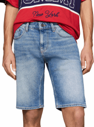 Tommy Jeans Herren Jeans Shorts mit Stretch 28W Denim
