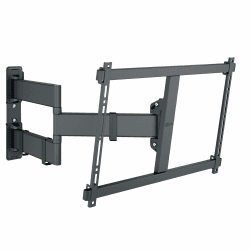 Vogel's Comfort TVM 3845 Hochwertige Schwenkbare TV-Wandhalterung für Fernseher von bis zu 100 Zoll | Bis 55 kg | TÜV certifiziert | Schwenkbar bis zu 180° | Max VESA 600x400 | Univ. Kompatibilität Schwarz Bis zu 100 zoll