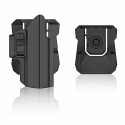 efluky Universal IPSC Pistole Paddelholster Fit Walther P99, Springfield XD, Beretta APX, Sig Sauer P320, Glock19, 19X, 17, 21, 22, 23, 26, 27, 31, 32, 33, 45 (Gen1-5) (Paddle)