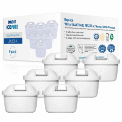 GOLDEN ICEPURE Wasserfilter Ersatz für Brita Maxtra+, Maxtra Plus,Mavea,Anna Duomax,6 Stück 6 Stück (1er Pack)
