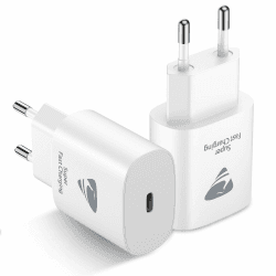 USB C Adapter, 2-Pack USB C Ladegerät für iPhone 16/15/15 Pro/15 Pro Max/14 13 12 11 iPad Samsung, 25W USB C Netzteil Handy Ladegerät iPhone Schnellladegerät USB C Stecker Netzstecker Ladestecker 2 Pack Weiß