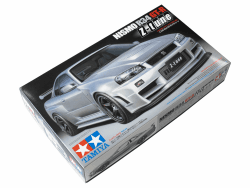 TAMIYA Nissan 300024282 NISMO Skyline GT-R Z-Tune (R34) Automodell Bausatz 1:24, Mittel, Grau